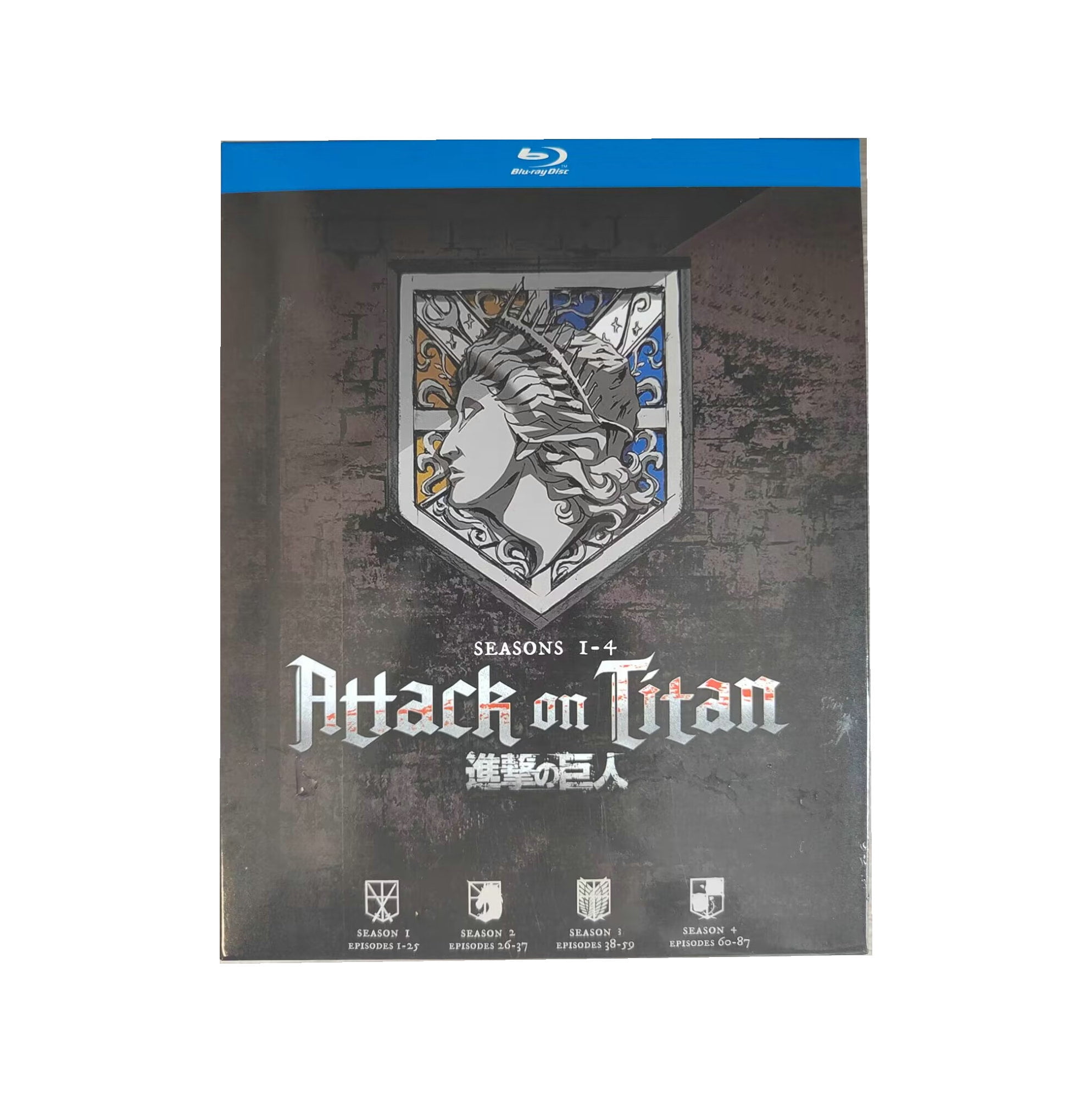 Attack on Titan Seasons 14 Episodes 187 (Bluray)