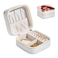 thumbnail image 2 of Mother's Day Elegant Jewelry Box with Customizable Interior Grid, Compact Travel Organizer, 2 of 6