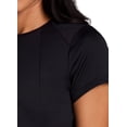 thumbnail image 5 of RBX Active Women's Quick Dry Short Sleeve Workout Top with Mesh Panels, 5 of 5