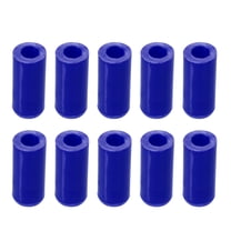 Unique Bargains 10 Pcs 4mm 0.16" Silicone Hose Cap Intake Vacuum Hose Tube End Plug for Car Blue