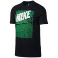 thumbnail image 1 of Nike - Playera con gráfico de red de fútbol para hombre, color negro, pequeña, 1 of 1