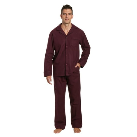 Noble Mount Men's 100% Cotton Flannel Pajama / Sleepwear Set