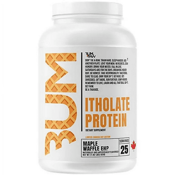 RAW CBUM ITHOLATE PROTEIN 25 SERV MAPLE WAFFLE EH