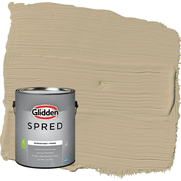 Glidden Spred Rock Cliffs / Beige Eggshell Interior Paint with Primer, 1 Gallon
