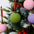 thumbnail image 4 of Decoration Christmas, 12Pcs Christmas Ball Ornaments Plastic Textured 2.36in Xmas Tree Decorative Balls Hanging Ornaments Christmas Indoor Decoration Home Decor Gift Party Supplies, 4 of 6