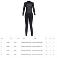 thumbnail image 4 of Trajes de neopreno de 3 mm Trajes de buceo completos con cremallera trasera para mujer (Negro L) Ehuebsd Para estrenar, 4 of 9
