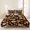 Black, variant on 3 Pieces Queen Quilt Set,Cartoon Pumpkin Fallen Leaves Soft Bedding Sets with 1 Quilt & 2 Pillow Shams,Thanksgiving Maple Leaves Summer Bedspread Lightweight Coverlet Comforter for All Season