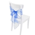 thumbnail image 3 of Sashes 10Pcs Organza Banquet Chair Sash Exquisite Chair Bows Sashes for Wedding Party Decoration, 3 of 8