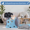 thumbnail image 5 of Gato túnel cama plegable mascota túnel juguete deportes interactivos material de fieltro MFZFUKR BST3001102-6, 5 of 5