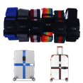 thumbnail image 4 of 4.2m Nylon 3 Digits Password Lock Luggage Strap Cross Belt Packing Adjustable Travel Suitcase Buckle Strap Baggage Belts A6, 4 of 6