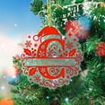 thumbnail image 3 of DAMAI 2026 New 26 Christmas Letter Ornaments with Bow Berry Pinecone Christmas ball, 2D Initial Ornaments for Christmas Tree, Personalized Name Decorations with Alphabet Letters for Holiday Decor, 3 of 5