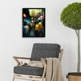 thumbnail image 2 of Khao San Road Bangkok Thailand Street Art Print Framed Poster Wall Decor 12x16 inch, 2 of 5