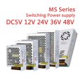 thumbnail image 2 of MS-15w-350w LED Power Supply Lighting Transformer / AC To DC 5v 12v 24v 48v Source Adapter For Led Strip DC Converter ,Overload Cut-off, 2 of 6