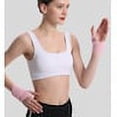 thumbnail image 2 of Muñequera profesional, correa ajustable y reversible para protección deportiva/alivio del dolor de tendinitis/túnel carpiano/artritis/recuperación de heridas, rosa, nailon, 2 of 5
