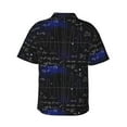 thumbnail image 3 of Haiem Mathematica Science Printed Hawaiian Shirt for Men - Men’s Casual Beach Summer Shirts - Stretch Fabric with Modern Fit-Large, 3 of 9