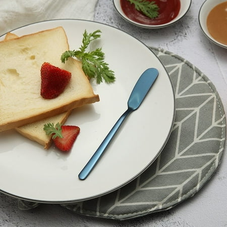 

Stainless Steel Butter Knife Kitchen Cheese Knife Silver Dessert Tool Jam Spreader Utensil Cutlery Cheese Tool Sharp Home