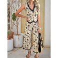 thumbnail image 6 of Womens Two Piece Sets Summer Vacation Outfits Button Down Resort Wear 2025 Long Matching Sets  L, 6 of 8