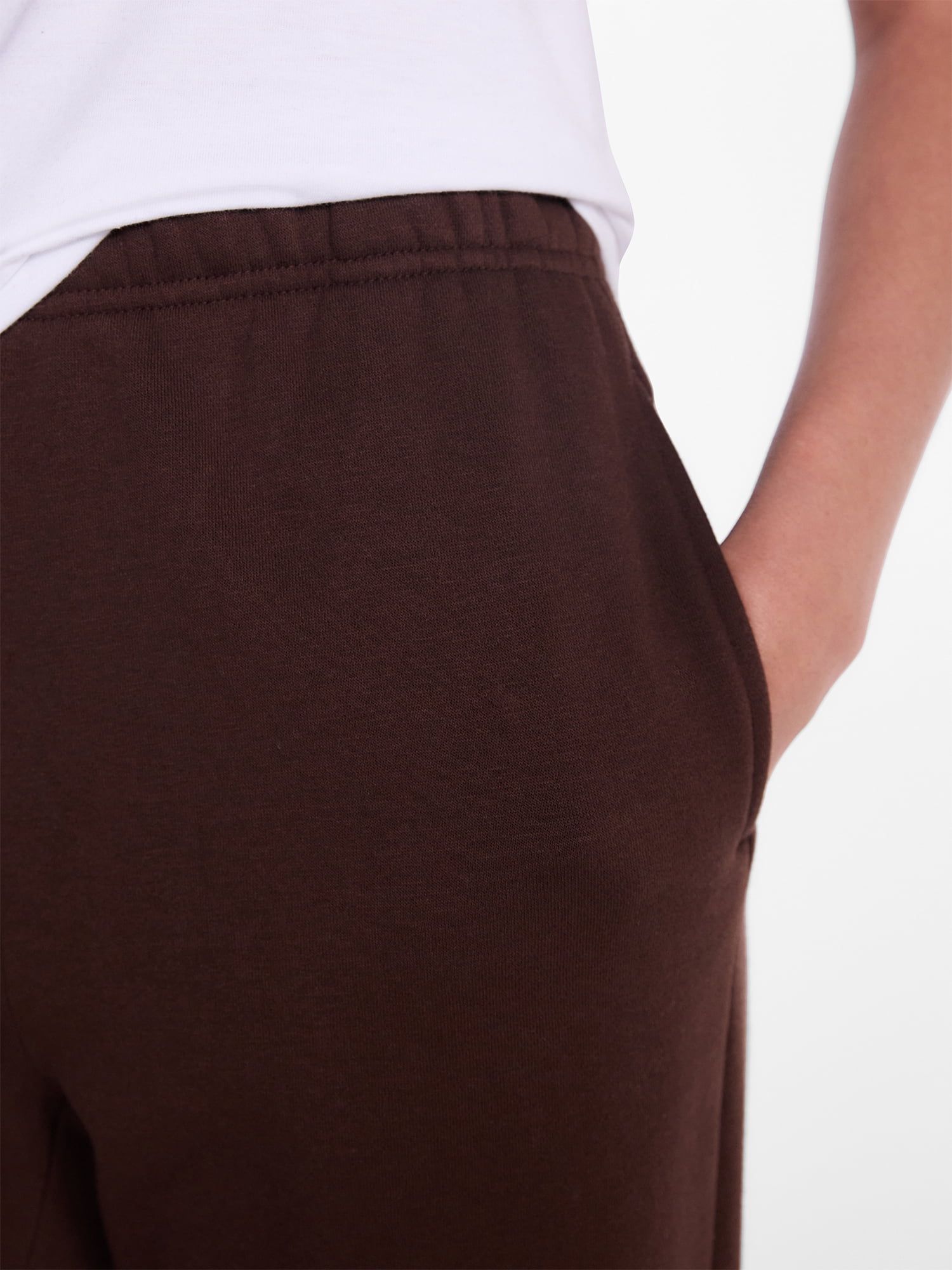 Athletic Works Women's and Women's Plus Fleece Pants with Pockets, 28.5" Inseam, Sizes XS-4X