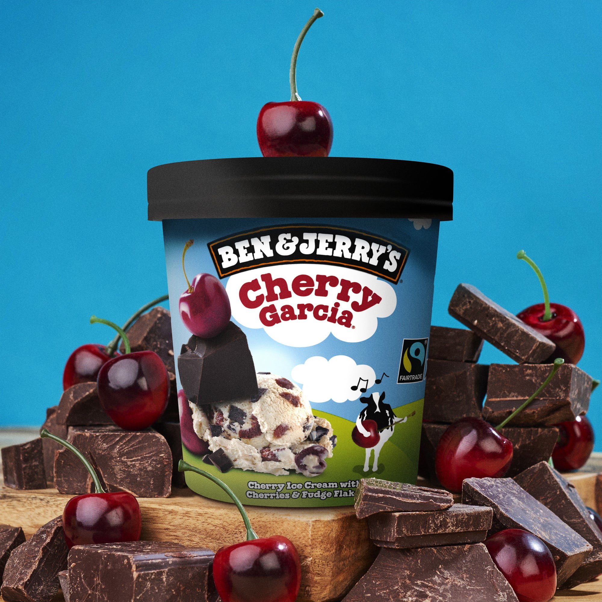Ben & Jerry's Cherry Garcia® Ice Cream, 473 mL