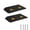 2pcs, variant on Ataucjin Rubber Threshold Ramp 4" Rise, 33069LBS Capacity Portable Wheelchair Ramp with Channel Cord Cover, All-Weather Non-Slip Surface for Doorways, Steps, Cars & Pets