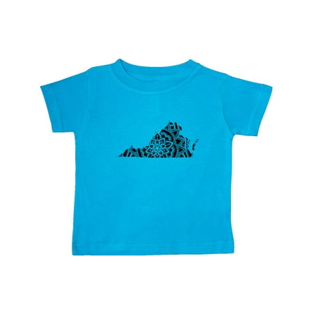 

Inktastic Virginia Silhouette Mandala Gift Baby Boy or Baby Girl T-Shirt