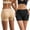 Black, variant on Women Bigger Butt Enhancer Butt Lifter Padded Shapewear Control Panties Seamless Underwear Buttock Lifting Short Beige S(S)