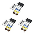 thumbnail image 4 of Transemion 5piece Magnetic Clip On Glasses Stable Fixation Dual-purpose For Eyeglasses And Smooth Line PC Frame Type 1 3Set, 4 of 6