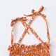 thumbnail image 4 of Vestido Para Niñas, Ropa Para Bebés, Ropa De Verano Para Niños Pequeños, Sin Mangas, Vestido Con Tirantes, Estampado Gráfico, Ropa Para Niños, Naranja Odeerbi LM103-1878, 4 of 9