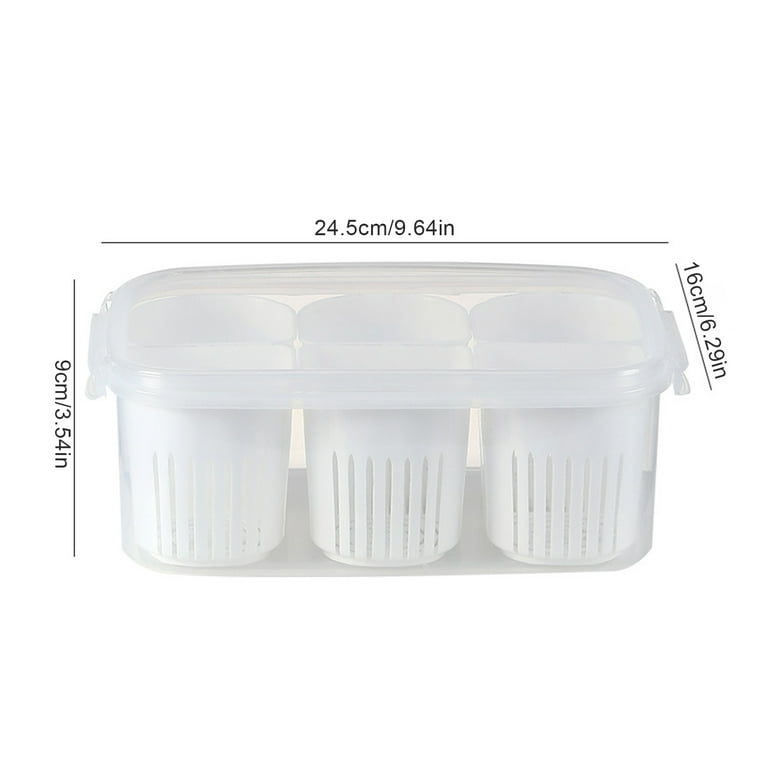TeTeBak Food Storage Containers with Lids Airtight 6PCS Removable  Individual BPAFree Plastic Food Containers for Pantry Organization and  Storage