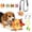 style C, variant on Squeaky Play Ball, Colorful Squeaky Hanging Dog Training Toy with Elastic Ropes Soft, Stretchy - Durable Chew & Play Toy for All Dogs