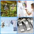 thumbnail image 7 of LQQBOX 6 Pcs Metal Mini Clamps Mini Spring Clamp Crocodile Alligator Clips Alligator Clamps mini alligator clips for Work, Clothes, Photos, Curtains, 7 of 7