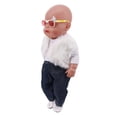 thumbnail image 4 of 4PC/Set Doll Clothes Dress Outfit Vest Pants T-Shirt Set for 18 American Girl Generation Doll, 4 of 4