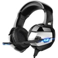 thumbnail image 1 of K5 Auriculares para juegos con micrófono PC Gamer Auriculares estéreo de 3,5 mm con cancelación Irfora Auriculares, 1 of 7