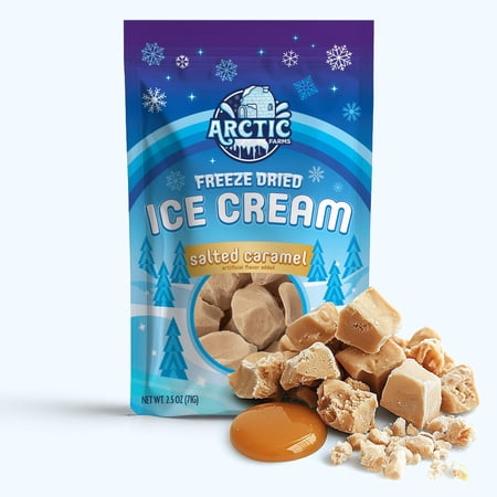 Freeze Dried Ice Cream That Does Not Melt (Bits) (Salted Caramel) (2.5oz)