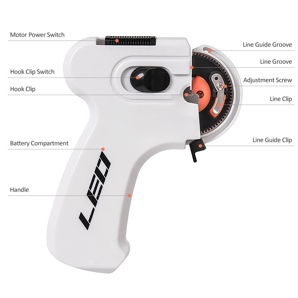 Electric Fishing Hook Tying Machine Fast Knot Tying Tool