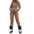 thumbnail image 3 of LANGWYQU Long Sleeved Winter Fashion Hooded Zipper Snowsuit One Piece Jumpsuit, 3 of 5