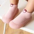 thumbnail image 4 of Fozruso Boys Girls Socks Shoes Toddler WarmThe Floor Socks Non Prewalker Shoes Sizes 8.5 Toddler(Pink), 4 of 5