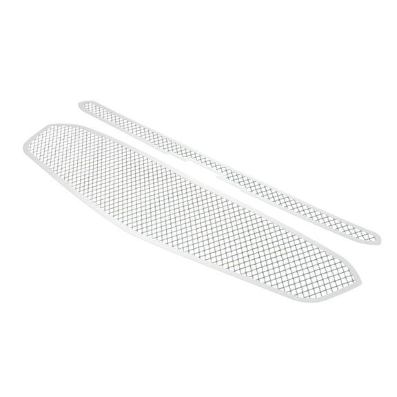 APS Compatible with Chevy Cruze 2015-2015 Main Upper Stainless Steel Chrome Mesh Front Grill Grille Insert C76342T