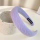thumbnail image 1 of Diadema plisada sencilla para mujer, diadema de alta gama, diadema fina de satén para verano, accesorios para el cabello con sello para lavar el rostro, 1 of 6