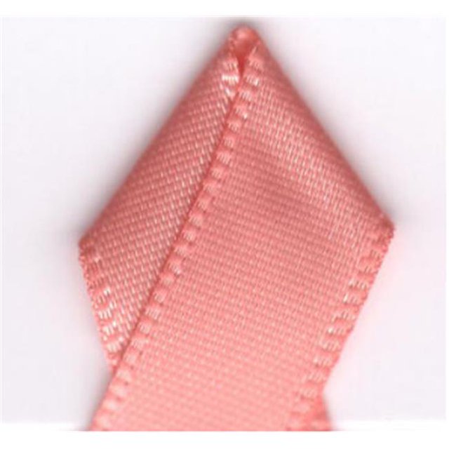 88 in. Double-Face Satin Ribbon 100 Yards - Peach