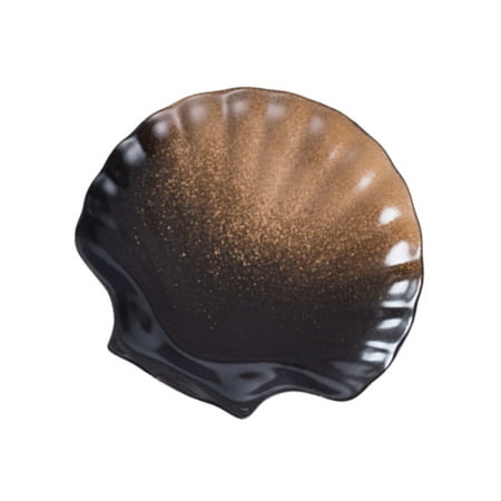 

Ceramic Dinner Plate Sushi Serving Tray Shell Shape