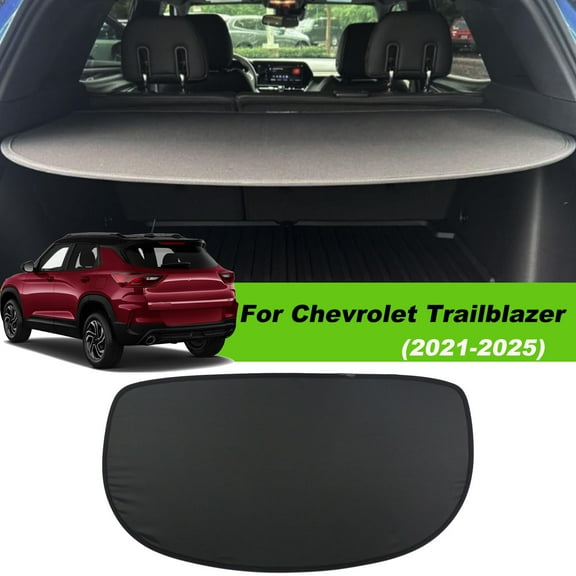 Fit 2021-2025 Chevrolet Trailblazer Soft Mesh Cargo Cover for Chevy Trailblazer 2021 2022 2023 2024 2025 Suv Accessory Black Rear Trunk Shade Privacy OE Style
