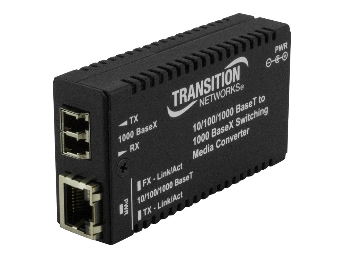 transition network media converter transition network media converter