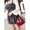 thumbnail image 3 of YOUI-GIFTS Women Glitter Handbag Crossbody Bag Sequins Drawstring Bucket Shoulder Bag, 3 of 8