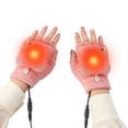thumbnail image 1 of Usb Para Hombres Y Mujeres, Guantes Cálidos De Invierno Para Ordenador Portátil, Forrados Con Forro Polar, Guantes Sin Dedos Calefactables Con Medias Manos, Diseño Lavable Kearding HA046555-05, 1 of 6