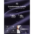 thumbnail image 4 of BALEAF Women's Bermuda Shorts Athletic Running Shorts Quick Dry High Waisted Workout Gym Shorts with Zipper Pockets Walking Casual Navy XL, 4 of 7
