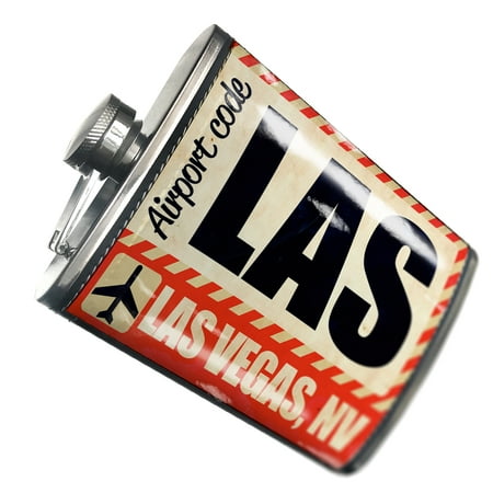

NEONBLOND Flask Airportcode LAS Las Vegas NV