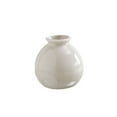 thumbnail image 2 of Uandlove Mini Scandinavian Ceramic Vase 2.75", Small White Ribbed Bud Vase for Dried Flowers, Cute Boho Desk & Tabletop Decor for Living Room Entryway, 2 of 6