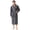 Gray, variant on Mens Robe - LOFIR Plush Fleece Robes for Men, Long Warm Winter Thick Bathrobes, Soft Sleepwear with Shawl Collar and Pockets for Men, Black LXL