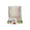 D, variant on YIGOUMY - 1pc 9oz Hand-Painted Colorful Rotating Glass, Stained Glass Tumbler with Rotating Base, for Home Bar, Party, Cocktails, , Scotch (F)